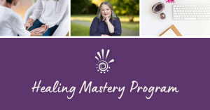 Healing Mastery Program logo + related images