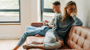woman upset about relationship struggles