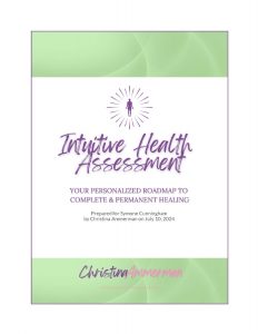 title page of an Intuitive Health Assessment
