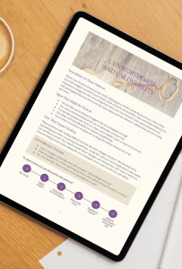 self-assessment page about unworthiness and unlovability