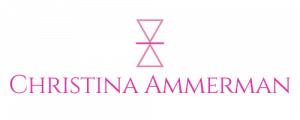 Christina Ammerman logo (alchemical heaven-earth symbol over name)