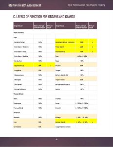 sample page from Jo Avatar's assessment