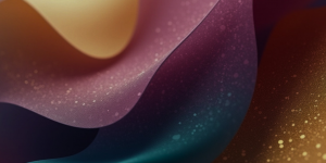 ripples of fabric in various colors
