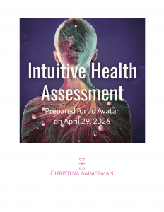 cover image of sample Intuitive Health Assessment for Jo Avatar